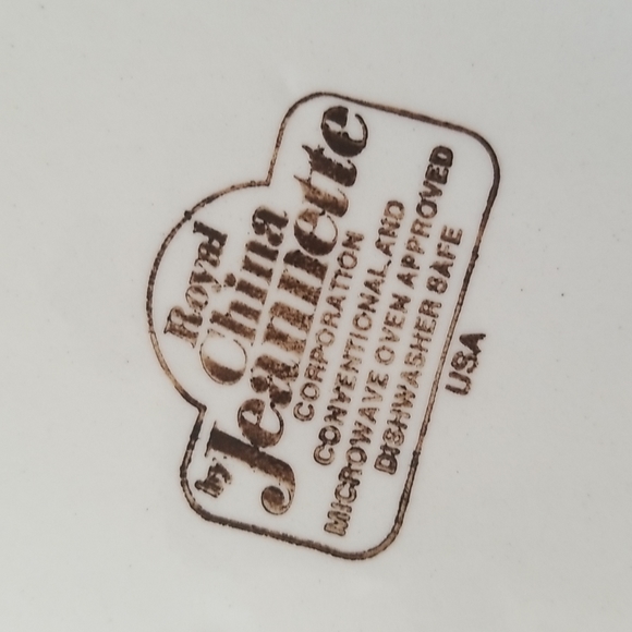 Vintage Royal China JEANETTE Cheesecake Plate Pan  Recipe Printed Bottom - - Picture 3 of 3